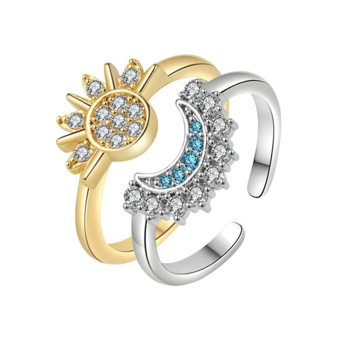 StarKiss Sun Moon Couple Necklace Bracelet Ring thumbnail 3