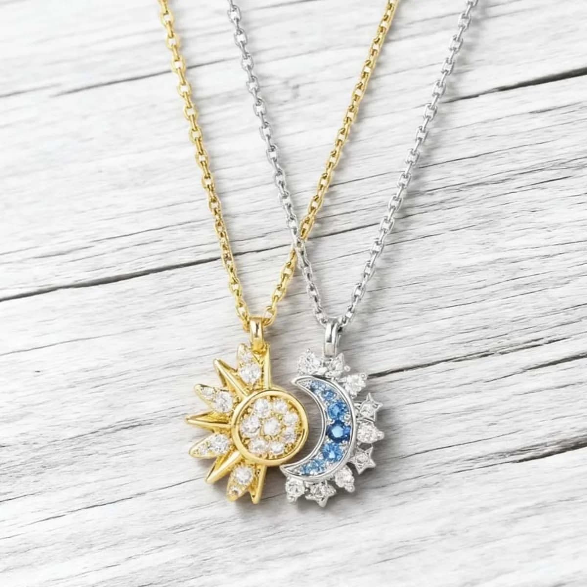StarKiss Sun Moon Couple Necklace Bracelet Ring thumbnail 4